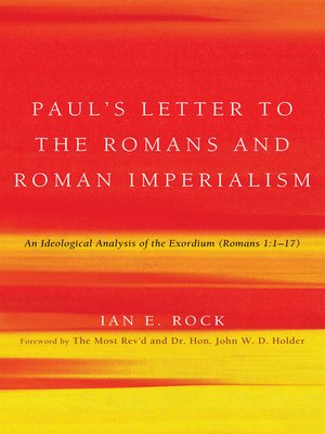 cover image of Paul's Letter to the Romans and Roman Imperialism